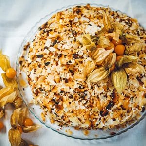 Karotten-Physalis-Kuchen