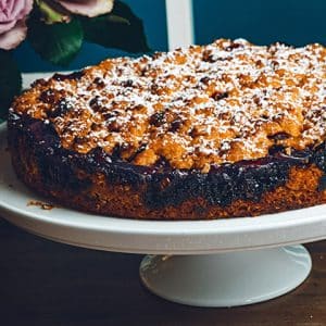 Kirschstreusel-Kuchen (vegan)